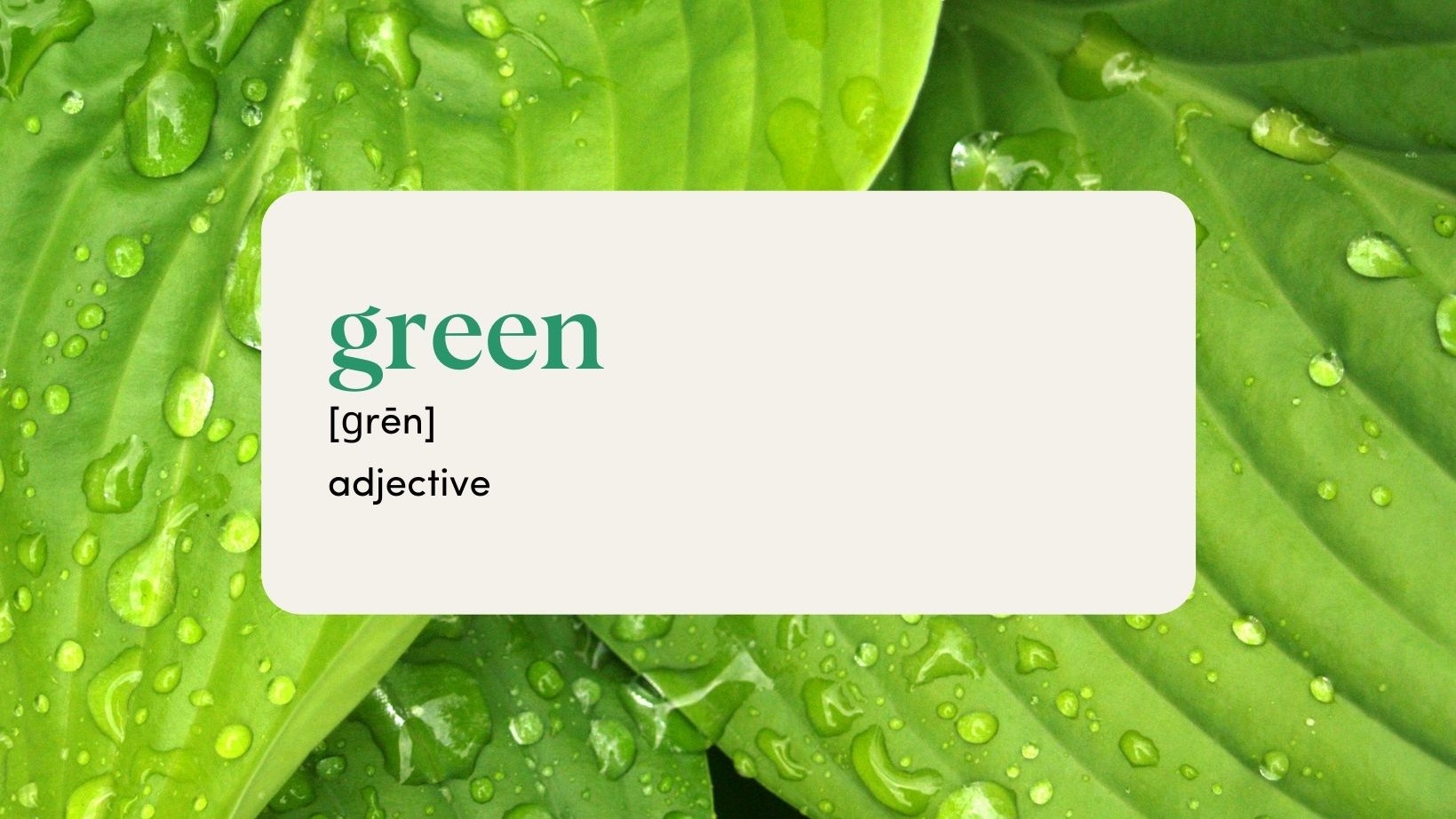Green Definition