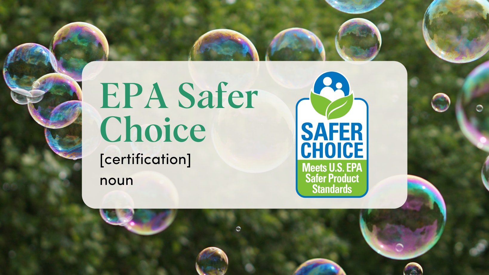 Epa Safer Choice Certification