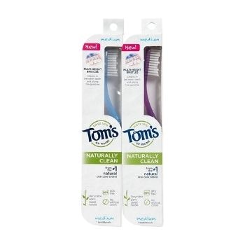 Toms Of Maine Naturally Clean Manual Toothbrushes