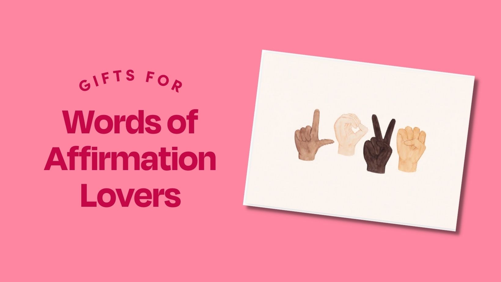 Gifts for Words of Affirmation Lovers