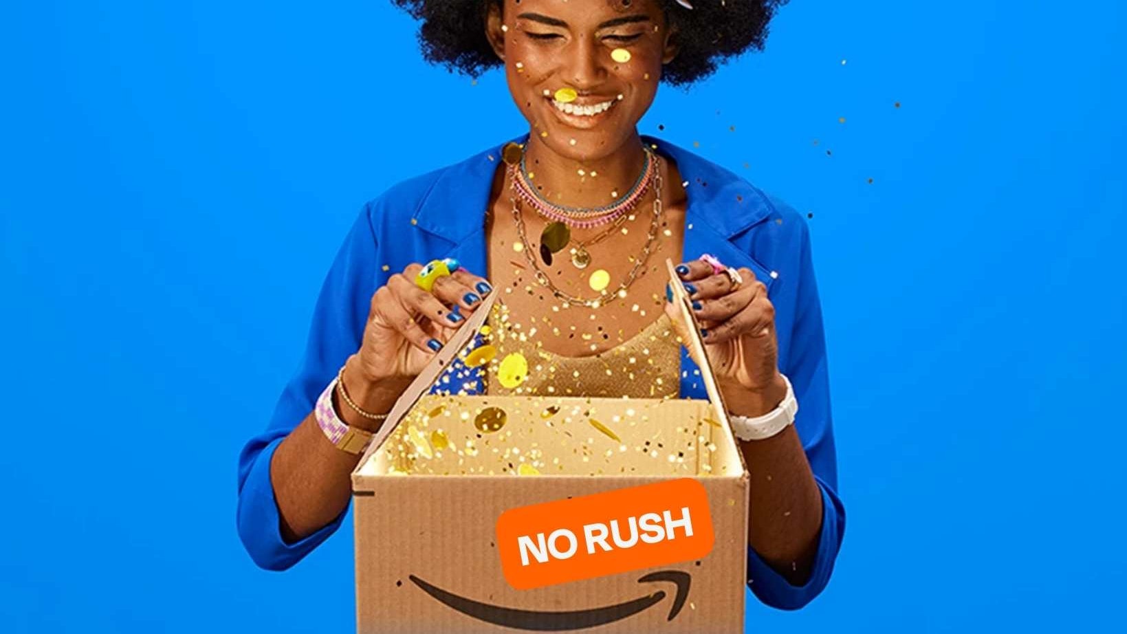 Shop On Amazon Sustainably Select No Rush Shipping